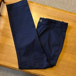 J. Crew Women's Frankie Size 6 Navy Skinny Pants - NWT